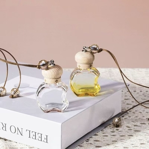 Diffuseur d'air frais de haute qualité 10 ml, flacons en verre pour voiture, parfum suspendu pour voiture, bouchon en bois, parfum liquide Freesia <span class=keywords><strong>Rose</strong></span> - Product Image 2