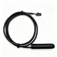 Sonde de température NTC personnalisée B3950 10K, précision 1 %, câble TPE étanche pour la surveillance CVC