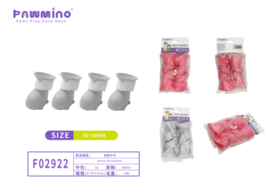 Bottes de pluie pour chien Pawmino, bleues, imperméables, antidérapantes, chaussures pour animaux de compagnie pour l'extérieur - Product Image 4