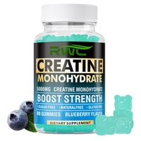 Gommes de créatine monohydrate pour hommes et femmes, complément alimentaire pour la musculation, la récupération après l'entraînement, gommes de créatine, vitamines