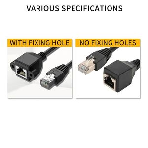 Cat5e Type Netwerk Rj45 Mannelijk Naar Vrouwelijk Ethernet Patchsnoer Cat5e En Cat6 ftp Lan-Kabelverlenging - Product Image 3