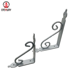 Support d'angle décoratif en fer en métal de vente chaude support Triangle en forme de L prend en charge les étagères - Product Image 1