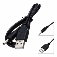 USB zu DC Stromladekabel 5V DC3.5*1.35mm Netzteiladapter Kabelverbinder USB-Verlängerungskabel