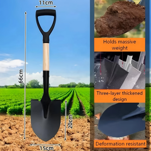 Multi Purpose Weeding and Digging Shovel Sharp <strong>Edge</strong> Garden <strong>Spade</strong> with D Grip Handle for Farm and Agriculture - Product Image 6