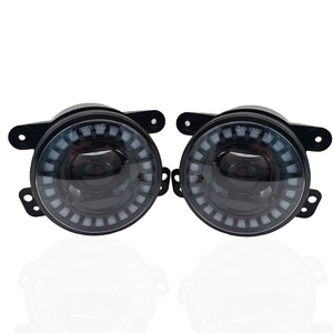Lampu kabut Led 4 inci, lampu depan untuk Jeep Wrangler, lampu kabut DRL kuning putih, lima mode kekuatan tinggi 2 buah - Product Image 1