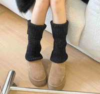 Vente directe usine – Marque Source – Chaussettes personnalisables antidérapantes en laine moelleuse multicolores, respectueuses de la peau