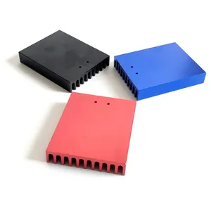 Custom Color Anodized Chip Heatsink Electronic Heatsink 45 W *10 H *55 L Mm