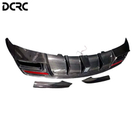 Pour Mercedes-Benz CLA W117 C117 Style PK Fibre de Carbone Becquet Arrière Diffuseur Arrière Pare-chocs 2013-2020