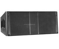 Système de sonorisation extérieur puissant à ligne acoustique passive, vente chaude, double enceinte à ligne acoustique de 10 pouces, double caisson de basses de 18 pouces
