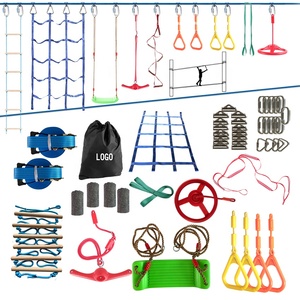 Parcours d'obstacles extérieur pour enfants Ninja Warrior, aventure amusante inspirée des ninjas - Product Image 1