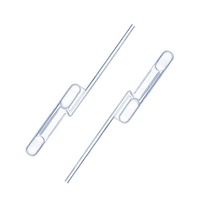 Pipette Pasteur jetable en plastique à double bulbe, volume précis 20ul 50ul 100ul 120ul 155ul 200ul 600ul