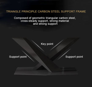 Mesa de Comedor de mármol para el hogar, juego de Mesa para el hogar - Product Image 6