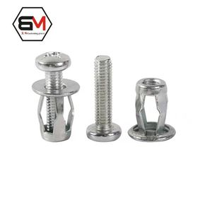 Vis d'expansion en fer zingué Baoming Petal Nut M6 pour fixation sur tôle métallique - Product Image 3
