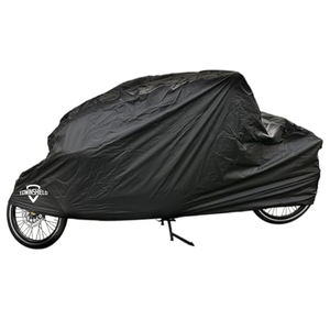 <span class=keywords><strong>Housse</strong></span> étanche <span class=keywords><strong>4</strong></span> saisons personnalisée <span class=keywords><strong>pour</strong></span> vélo cargo électronique protégé contre les UV <span class=keywords><strong>pour</strong></span> 2 roues avec tente <span class=keywords><strong>de</strong></span> pluie transportant des enfants - Product Image 2