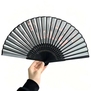 Éventail pliant <span class=keywords><strong>en</strong></span> tissu imprimé écologique BSBH <span class=keywords><strong>en</strong></span> promotion, éventail espagnol <span class=keywords><strong>en</strong></span> <span class=keywords><strong>bambou</strong></span> foncé avec date et nom de mariage sur les baleines <span class=keywords><strong>en</strong></span> <span class=keywords><strong>bambou</strong></span> - Product Image 3
