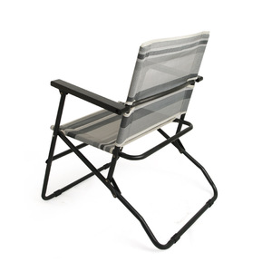 Chaise pliante d'extérieur grise 56x57x73cm, chaise de plage pliable - Product Image 2