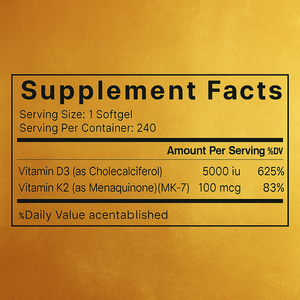 แคปซูลวิตามิน K2 D3อาหารเสริมแบบแคปซูลแบบนุ่ม K2 D3ติดกระดูกผลิตตามสั่ง - Product Image 3
