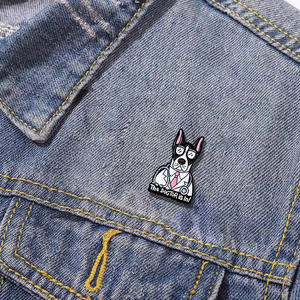 بيع بالجملة دبابيس بروش الكلب القط بروش طبي القلب دبابيس الأعصاب ممرضة شارة المينا طبيب طية صدر السترة دبوس - Product Image 5