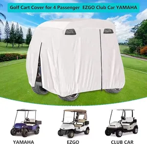 Su geçirmez Sunproof Golf arabası kapak açık Golf arabası kapak ağır Golf arabası kapak