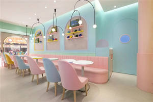 Decorazioni Carine per Negozi, Design Personalizzato per Gelaterie Rosa, Allestimento per Yogurt Gelato, Caffetterie e Negozi di Tè al Latte - Product Image 6