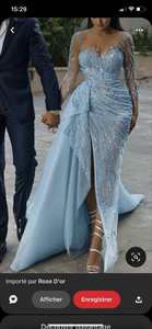 S1154A 2025 Nouvelle Robe de Soirée Princesse Populaire en Satin Simple pour Mariage et Fêtes, Livraison Directe - Product Image 2