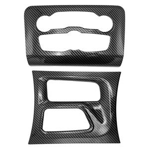 แผงคอนโซลกลาง Tengbase สำหรับ Dodge Charger ปี 2016-2021 วัสดุ ABS ลายคาร์บอนไฟเบอร์ - Product Image 5