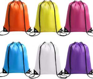 Custom Logo 210D Polyester <b>Drawstring</b> <b>Backpack</b> Sport <b>Drawstring</b> Bag Promotional Gift for Wholesale. - Product Image 2