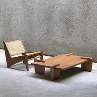 Table basse rectangulaire en bois de style nordique pour salon, mobilier d'appartement, vintage, simple, créative, personnalisable, table à thé basse