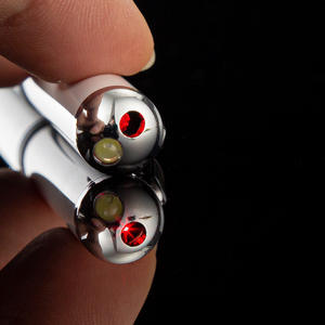 Perlengkapan kantor promosi 0.5mm pena sentuh layar Logam tinta hitam lampu LED infra merah pena iklan kustom dengan Logo - Product Image 5