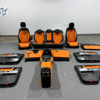 Housse de siège adaptée à Mercedes Benz Classe G W463 W464 G63 Housse de siège en cuir Nappa avec appui-tête