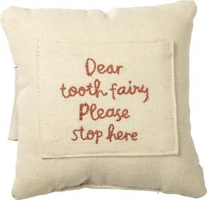 Customized 5x5 Inches Pink Organza Bag <strong>Tooth</strong> <strong>Fairy</strong> <strong>Pillow</strong> with Pocket - Product Image 2