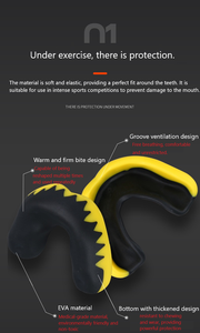 معدات Mma إيفا ، سيليكون ، mma ، تنظيف الأسنان ، واقي ليلي للفم لطحن الأسنان - Product Image 4