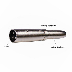 ABCCABLS Adaptateur d'extension professionnel audio et vidéo XLR mâle 3 broches vers <span class=keywords><strong>TRS</strong></span> 6,35 mm femelle pour transmission de signal équilibrée - Product Image 2