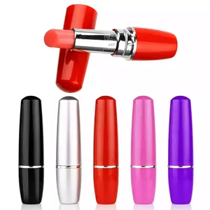 Tascabile Mini rossetto vibratore all'ingrosso corpo stimolatore massaggiatore singolo uovo vibrante impermeabile donne vibratori color caramella