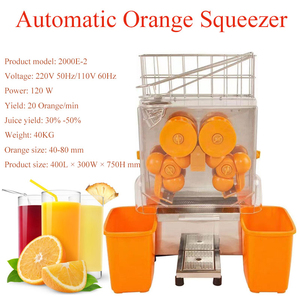<span class=keywords><strong>Extracteur</strong></span> <span class=keywords><strong>de</strong></span> <span class=keywords><strong>jus</strong></span> électrique automatique Jz haute productivité pour fruits entiers (<span class=keywords><strong>orange</strong></span>, citron) avec récupération des pulpes - Product Image 3
