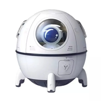 Veilleuse d'astronaute Usb 1200mah diffuseur d'eau électrique Capsule spatiale d'astronaute humidificateur d'aromathérapie pour enfants cadeaux