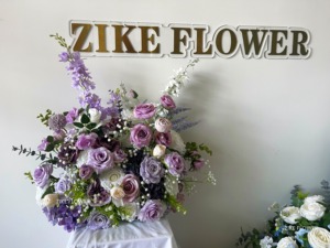 ZIKE Original Design Realistische Künstliche Seiden-Lila-Blumenkugel Hochzeitsdekoration & Zubehör Tischdekoration für Veranstaltungen - Product Image 5