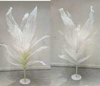 Centre de table géant en fleurs artificielles modernes en organza de haute qualité, fait à la main, personnalisé pour les mariages et les événements de Noël