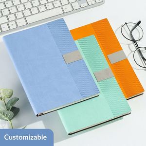 Carnet en cuir PU rigide personnalisé avec logo, format A5 A6, agenda ligné, quadrillé, impression UV, cadeau promotionnel - Product Image 4