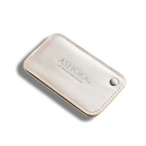 Wholesale Custom Resin Epoxy Logo <b>Rectangle</b> Stainless Steel Luxury Large <b>Mirror</b> With PU Sleeve - Product Image 2