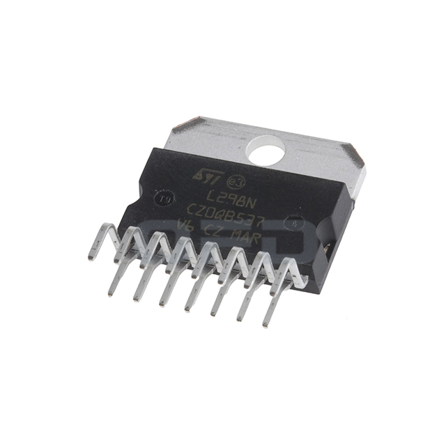 L298N MultiwAtt-15 Motor Driver Chip Through Hole Integrated Circuit IC L298 Series 15-Pin Dual Full Bridge Motor Driver IC Chip