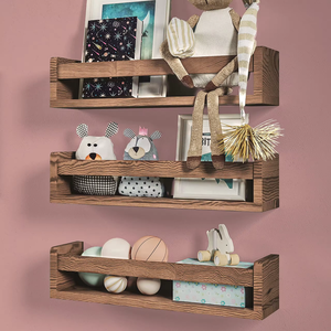 Estantes flotantes para pared, estantería blanca para niños, para habitaciones infantiles, estantes de libros para guardería, estante de libros para dormitorio - Product Image 4