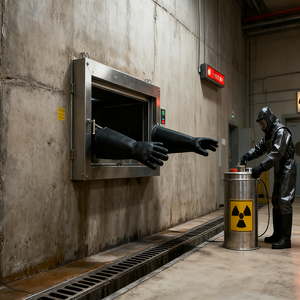 Guantes de Protección Contra la Radiación Nuclear - Guantes de EPDM con Revestimiento de Plomo para la Industria Nuclear/Caja de Guantes - Product Image 3