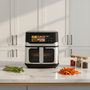 Nuevo Horno <span class=keywords><strong>Freidora</strong></span> de <span class=keywords><strong>Aire</strong></span> Multifunción de Estilo Moderno 2026 con Dos Recipientes Separados de <span class=keywords><strong>7</strong></span> y 10 <span class=keywords><strong>Litros</strong></span> y Pantalla a Color - Product Image 6