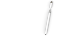 Stylet tactile magnétique capacitif passif en métal, design 3-en-1, pointe remplaçable, 14 cm de long, universel pour tablettes Android