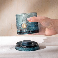 Nouveau Verre à Whisky Rotatif à 360° avec Base, Personnalisable avec Logo Gravé, Style Rétro, pour Brandy, Liqueur et Vin Bleu - Collection 2026