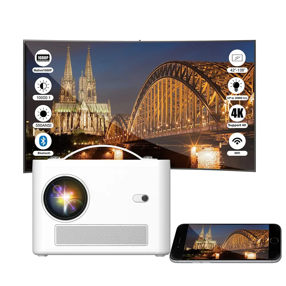 Overhead Laser Japan Home Fisch auge Android Projektor Preis Ansi 4K Lumen Big Screen Mapping