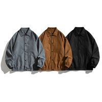 Conception personnalisée OEM votre propre logo Vestes d'extérieur pour hommes Veste d'entraîneur en nylon