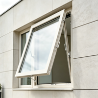 Fenêtre à auvent en aluminium résistante aux ouragans de la Floride, double vitrage Energy Star, norme Miami-Dade, pour maisons frontières sur le rivage