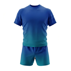 Uniforme de rugby 100% polyester, respirant, coupe confortable, sublimation, logo personnalisé, OEM, ODM, vente en gros de vêtements de rugby - Product Image 1